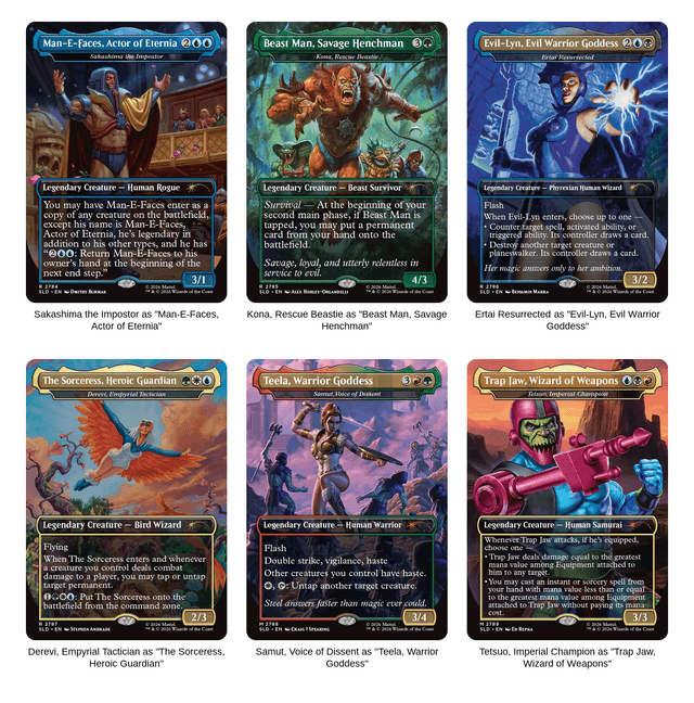 Secret Lair x Masters of the Universe: Allies and Enemies of Eternia
